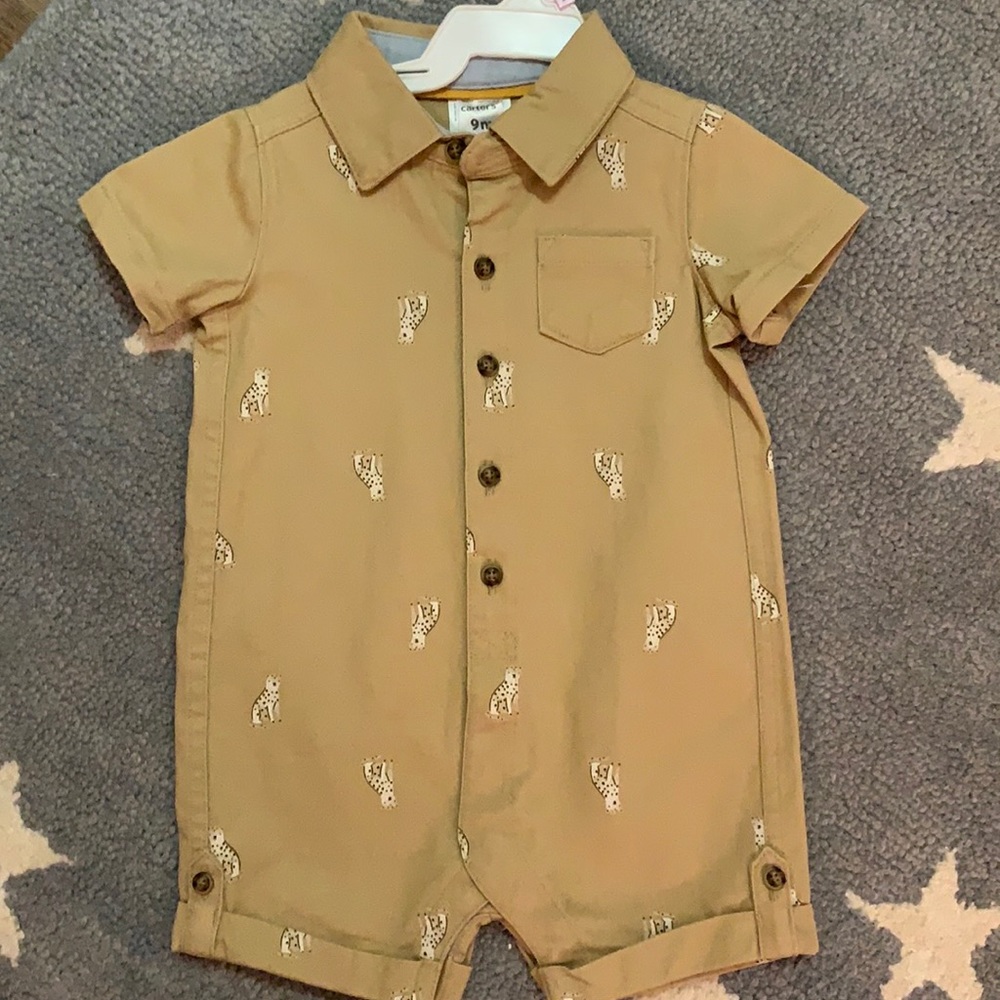 Baby Boy khaki jumper- 9 months